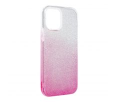 Forcell SHINING Case  iPhone 12 / 12 Pro průsvitný/růžový