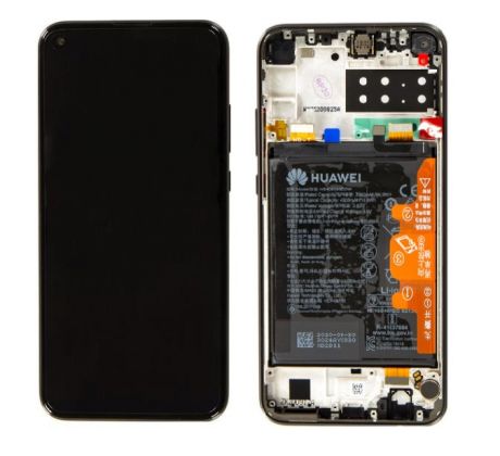 Huawei P40 Lite E displej + dotyková deska Midnight Black (Service Pack)