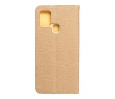 Forcell LUNA Book zlatý  Samsung Galaxy A21s zlatý