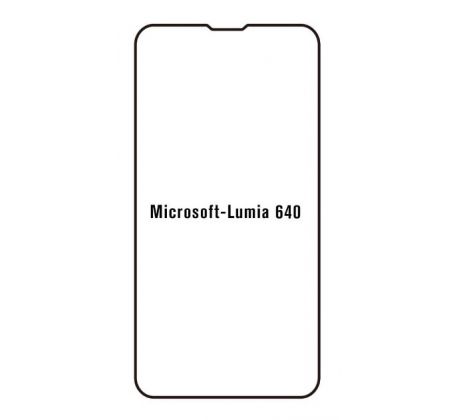 Hydrogel - matná ochranná fólie - Microsoft Lumia 640