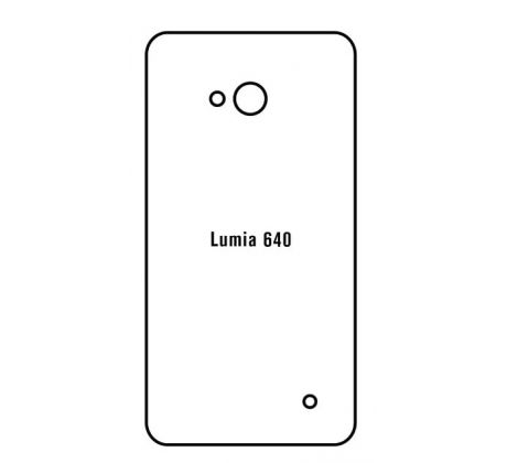 Hydrogel - matná zadní ochranná fólie - Microsoft Lumia 640