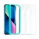 3PACK Ochranné tvrzené sklo - Apple iPhone 13 Pro s malým výřezem na sluchátko + instalační rámeček