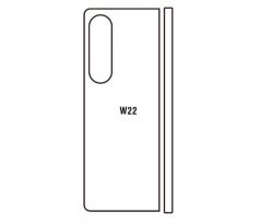 Hydrogel - matná zadní ochranná fólie - Samsung Galaxy W22 5G