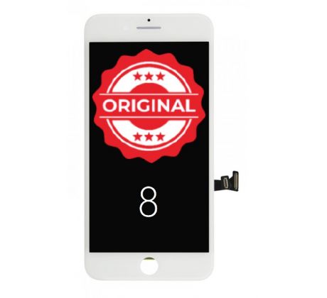 REFURBISHED - Repasovaný original LCD displej iPhone 8 - bílý