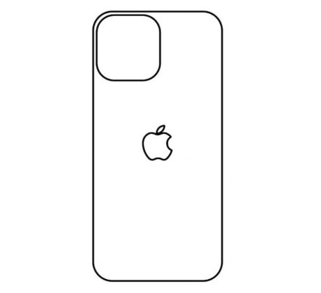Hydrogel - matná zadní ochranná fólie - iPhone 13 Pro - typ výřezu 2 