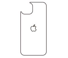 Hydrogel - zadní ochranná fólie - iPhone 13, typ výřezu 6