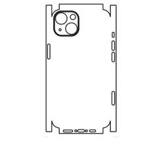Hydrogel - zadní ochranná fólie (full cover) - iPhone 13 mini, typ výřezu 6