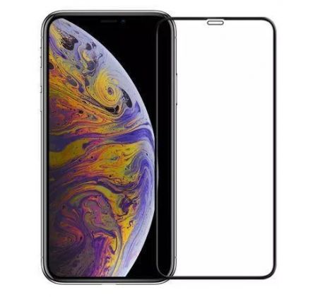 9D ochranné sklo iPhone X/XS/11 Pro s černým rámem