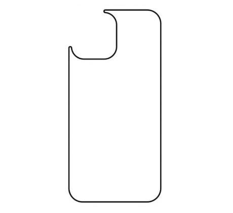 Hydrogel - zadní ochranná fólie - iPhone 13 Pro Max, typ výřezu 5