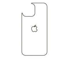 Hydrogel - matná zadní ochranná fólie - iPhone 13 Pro - typ výřezu 4