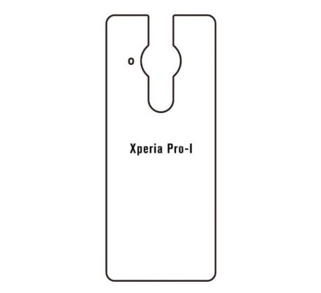 Hydrogel - matná zadní ochranná fólie - Sony Xperia Pro-I