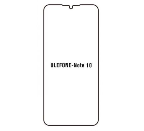 Hydrogel - matná ochranná fólie - Ulefone Note 10