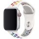 Řemínek pro Apple Watch (38/40/41mm) Sport, white-colorful (velikost L)