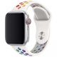 Řemínek pro Apple Watch (42/44/45mm) Sport, white-colorful (velikost L)