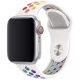 Řemínek pro Apple Watch (42/44/45mm) Sport, white-colorful (velikost L)
