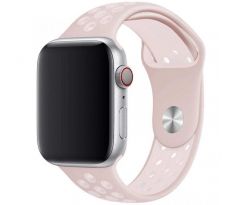 Řemínek pro Apple Watch (42/44/45mm) Sport, pink-white (velikost L)