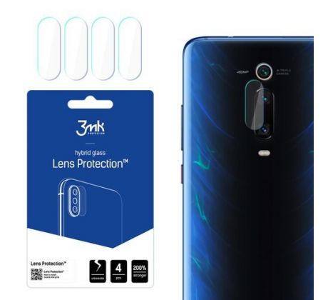 4x Hybridní flexibilní ochranné sklo zadní kamery - Xiaomi Mi 9T Pro