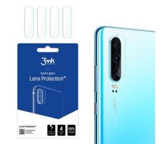 4x Hybridní flexibilní ochranné sklo zadní kamery - Huawei P30