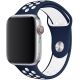 Řemínek pro Apple Watch (38/40/41mm) Sport, blue-white  (velikost L)