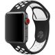 Řemínek pro Apple Watch (38/40/41mm) Sport, black-white  (velikost L)