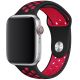 Řemínek pro Apple Watch (38/40/41mm) Sport, black-red  (velikost L)