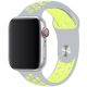 Řemínek pro Apple Watch (38/40/41mm) Sport, grey-yellow  (velikost L)