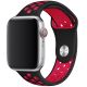 Řemínek pro Apple Watch (42/44/45mm) Sport, black-red (velikost L)