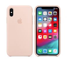 iPhone XS Max Silicone Case - Pink Sand