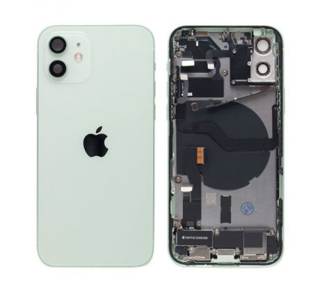 Apple iPhone 12 mini - Zadní housing s předinstalovanými díly (zelený)