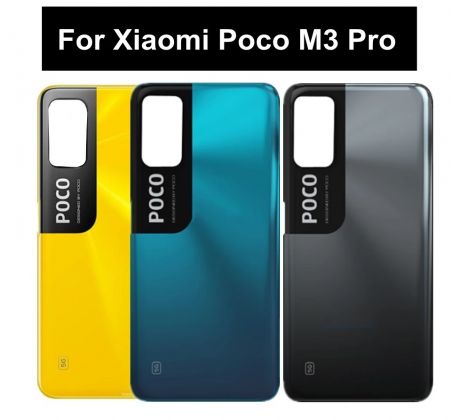 Xiaomi Poco M3 Pro - Zadní kryt - černý (náhradní díl)