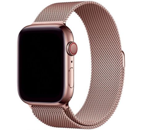 Řemínek Loop Milanese Apple Watch 42/44/45mm Rose