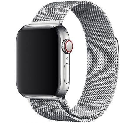 Řemínek Loop Milanese Apple Watch 38/40/41mm Silver