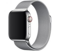 Řemínek Loop Milanese Apple Watch 42/44/45mm Silver