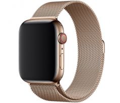 Řemínek Loop Milanese Apple Watch 42/44/45mm Gold