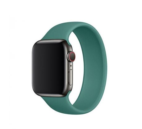 Řemínek pro Apple Watch (38/40/41mm) Solo Loop, velikost M - pine green
