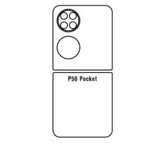 Hydrogel - matná zadní ochranná fólie - Huawei P50 Pocket