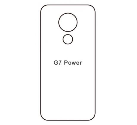 Hydrogel - matná zadní ochranná fólie - Motorola Moto G7 Power
