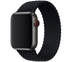 Řemínek pro Apple Watch (42/44/45mm) Elastic Nylon, velikost 135-150mm - Black