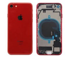 iPhone 8 - Zadní kryt - housing iPhone 8 - červený (PRODUCT)RED™  s malými díly