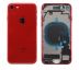 iPhone 8 - Zadní kryt - housing iPhone 8 - červený (PRODUCT)RED™  s malými díly