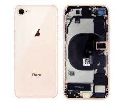 iPhone 8 - Zadní kryt - housing iPhone 8 - zlatý s malými díly