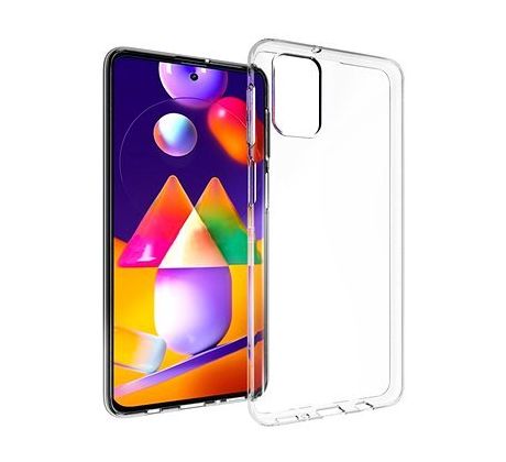 Samsung Galaxy M31s - Průsvitný ultratenký silikonový kryt