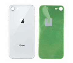iPhone 8 - Zadní sklo housingu iPhone 8 - bílé