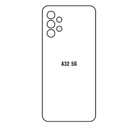Hydrogel - matná zadní ochranná fólie - Samsung Galaxy A32 5G 