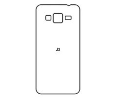 Hydrogel - matná zadní ochranná fólie - Samsung Galaxy J3 2016