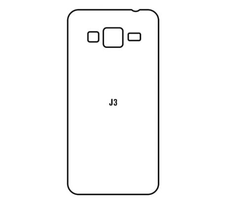 Hydrogel - matná zadní ochranná fólie - Samsung Galaxy J3 2016