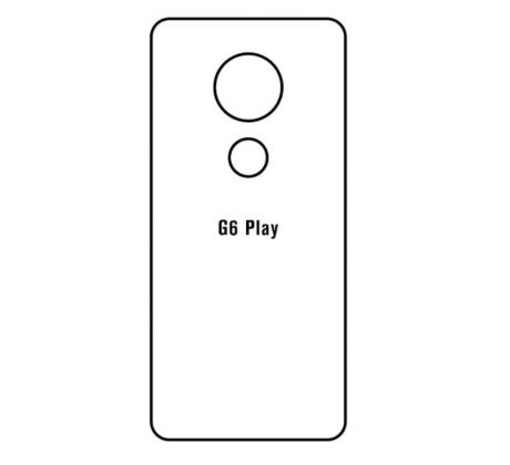Hydrogel - matná zadní ochranná fólie - Motorola Moto G6 Play