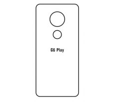 Hydrogel - zadní ochranná fólie - Motorola Moto G6 Play