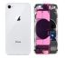 iPhone 8 - Zadní kryt - housing iPhone 8 - bílý s malými díly