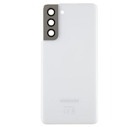 Samsung Galaxy S21 5G - Zadní kryt baterie - Phantom White (se sklíčkem zadní kamery) (náhradní díl)
